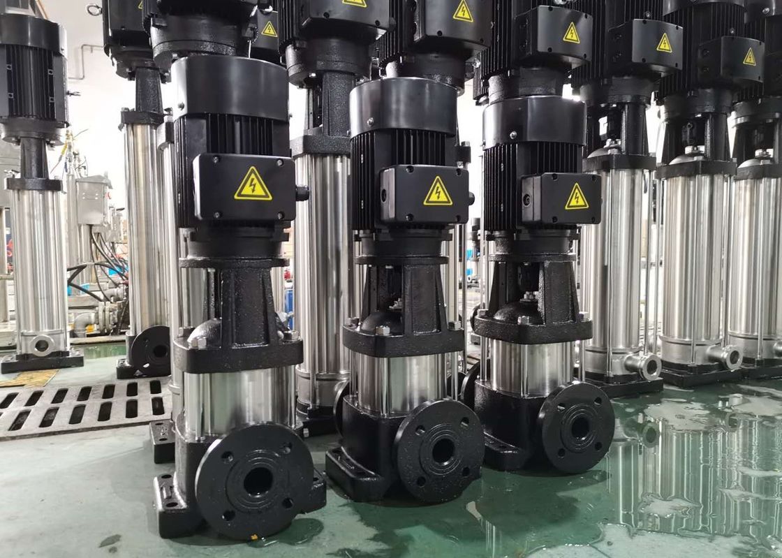 Light Vertical Inline Multi Stage Booster Pump Industry Boosting Water